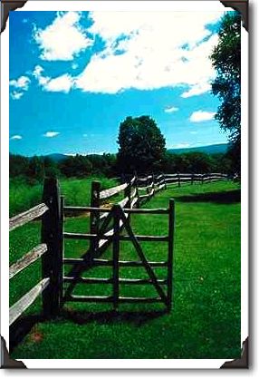 Wooden fence, Vermont