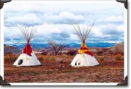Indian tents, Utah