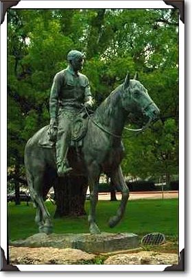 Will Rogers statue, Fort Worth, Texas
