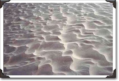 Ripples on sand dune, Death Valley, California