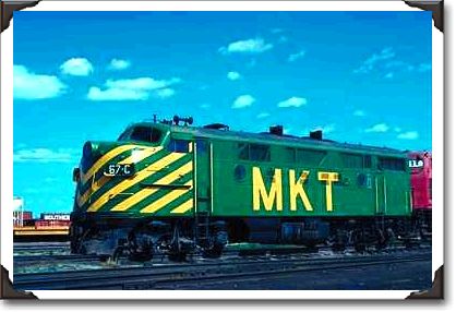 Missouri-Kansas-Texas Railroad EMD F-3a No. 67C, Parsons, Kansas