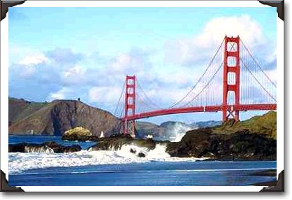 Golden Gate Bridge from Baker Beach, San Francisco, California