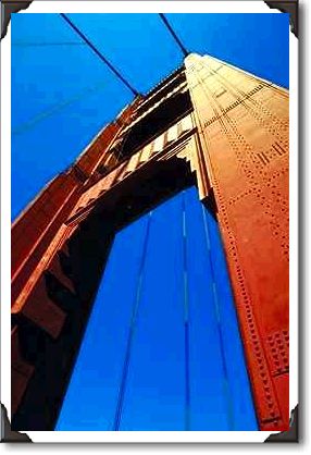 Golden Gate Bridge, the south tower, San Francisco, California
