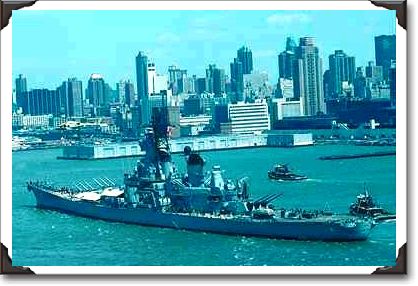 BB-61 "USS Iowa", New York Harbor