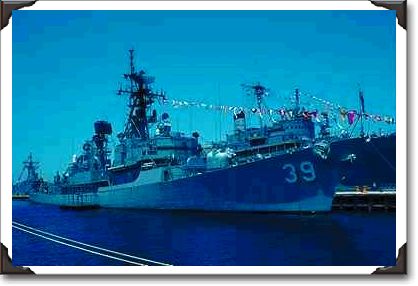 "HMAS Hobart" Australian Navy destroyer, San Diego, California