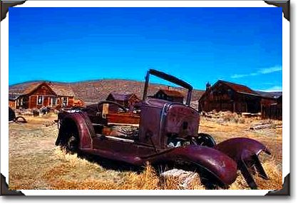 Rusting car, Bodie, California
