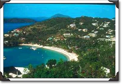 View from hilltop, Stouffer Grand Beach Resort, St. Thomas