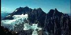Vertical Peaks With Glacier