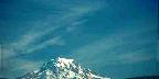Mt. Rainier, Brushed Clouds