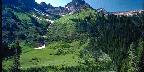 Green Alpine Hillside