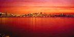 Sunset over San Francisco, California