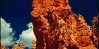 Red pinnacles, Red Canyon, Utah