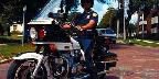 Orlando Police motorcyclist, Florida