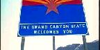 Welcome to Arizona sign at Lupton, Arizona
