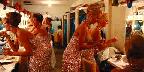 Chorus girls in dressing room of Sahara Hotel
