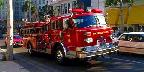 Fire truck, Beverly Hills, California