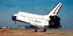 Space shuttle Discovery, Mojave Desert, California