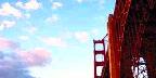 Summer sunset, Golden Gate Bridge, San Francisco, California