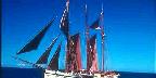 Old Schooner under sail, St. Croix