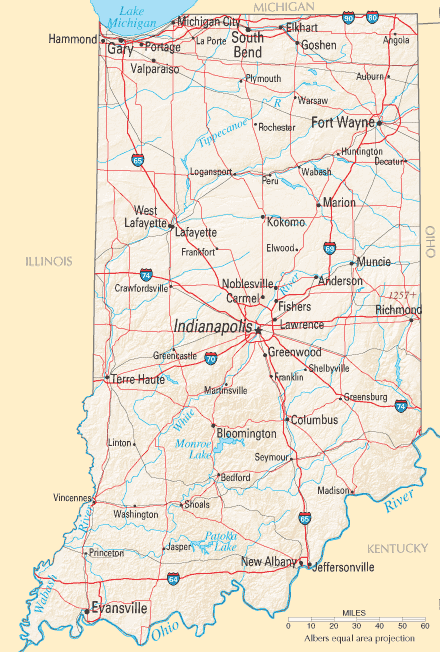 Indiana Map