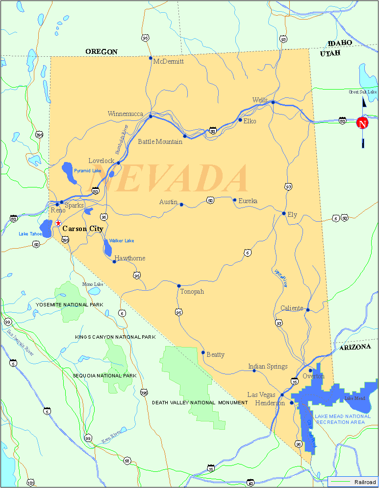 Nevada Map